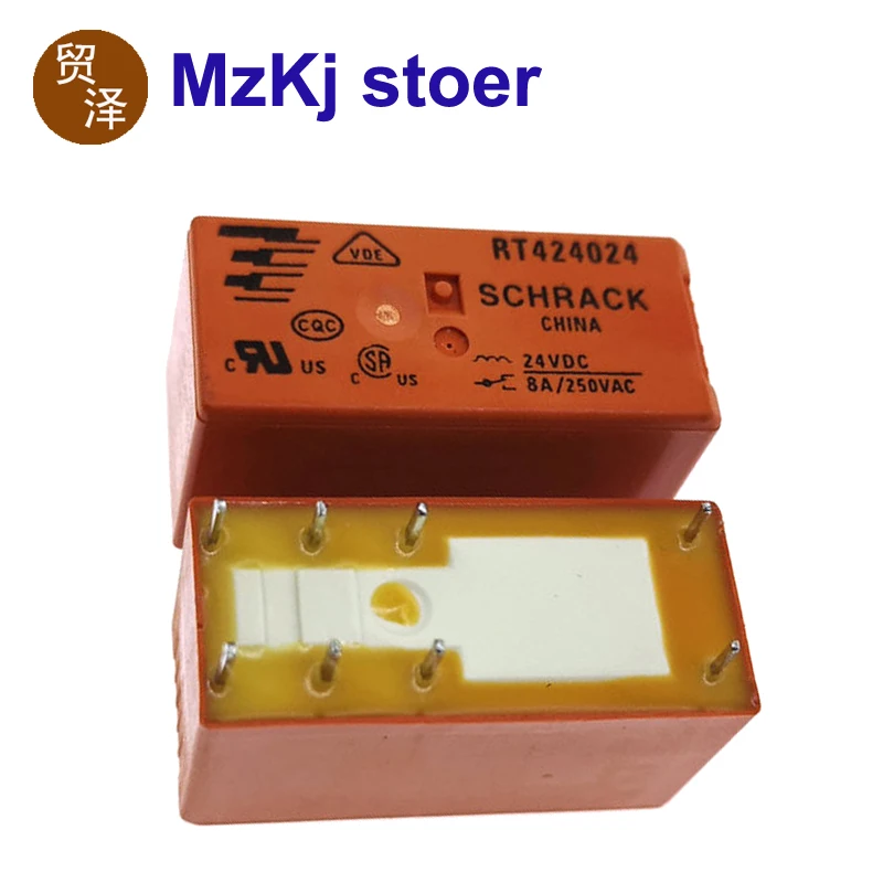 

5PCS New Relay RT424024 24V 24VDC 8PIN