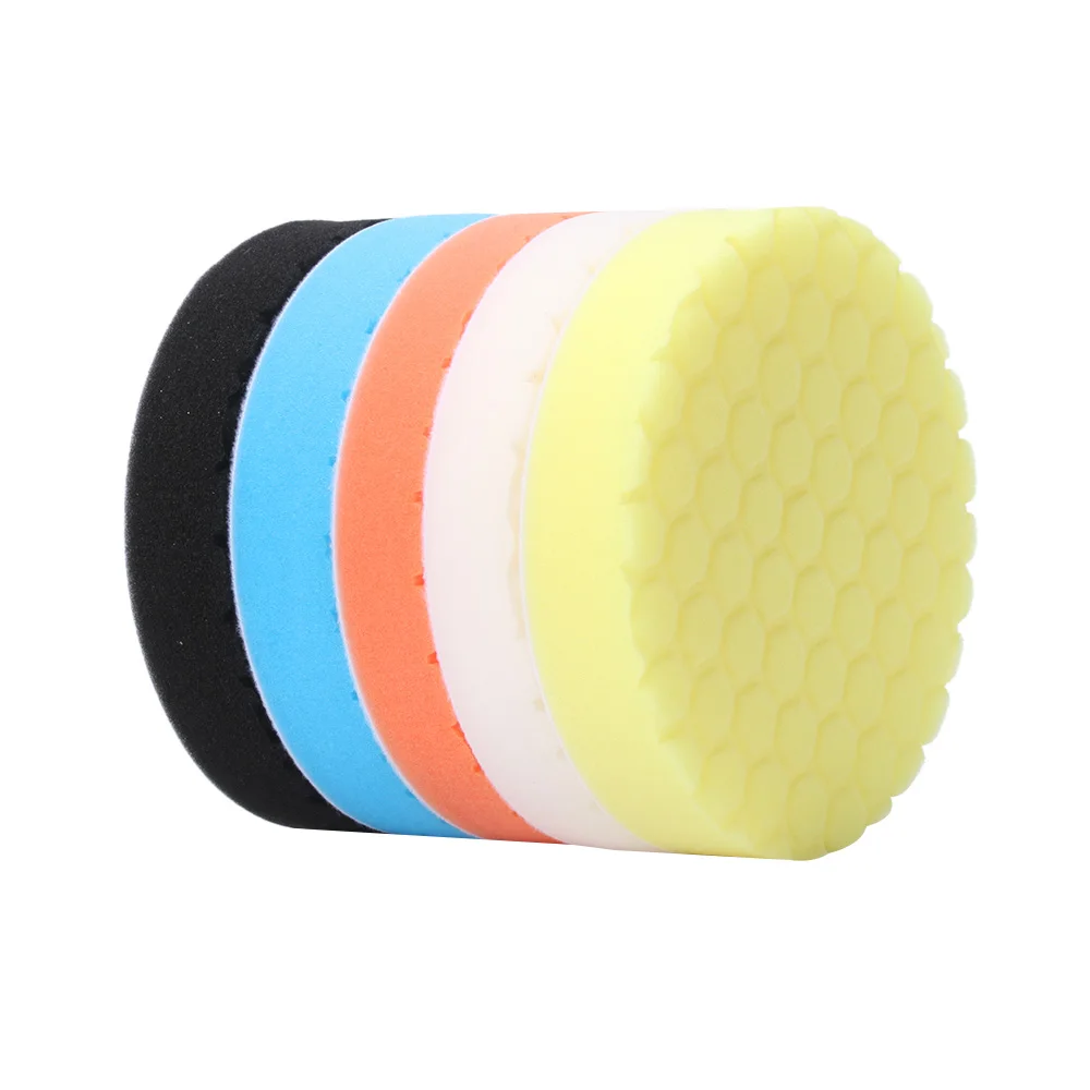 Портативная Автомобильная Губка для полировки 5 шт. 3/4/5/6/7 дюймов пенопластовый