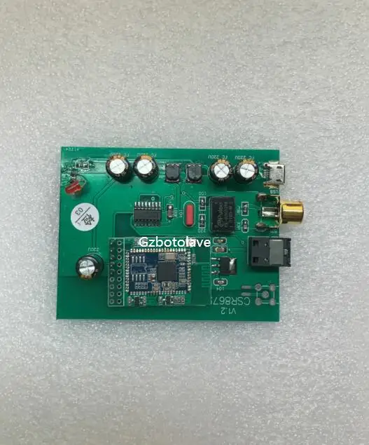 Bluetooth 5 0 CSR8675 APTX HD Беспроводная Auido плата приемника для SPDIF коаксиальный Оптический
