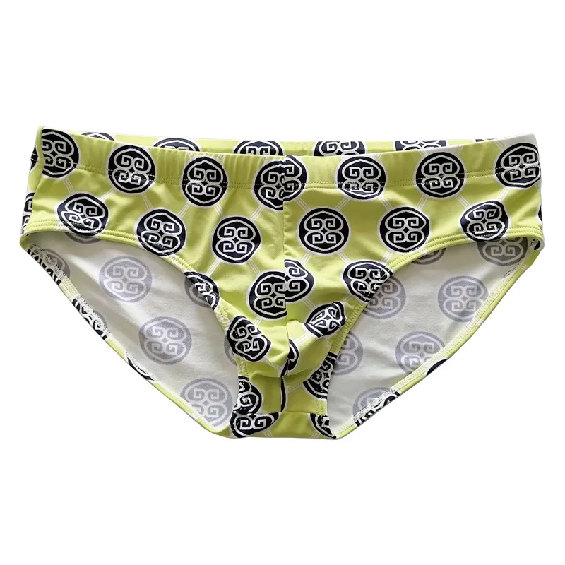 Купальник в стиле ретро мужской пикантный купальник водонепроницаемые плавки