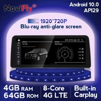 navifly 12 3 carplay android 10 0 blu ray car multimedia player for bmw 5 series e60 e61 e63 e64 2004 2010 ccccic system