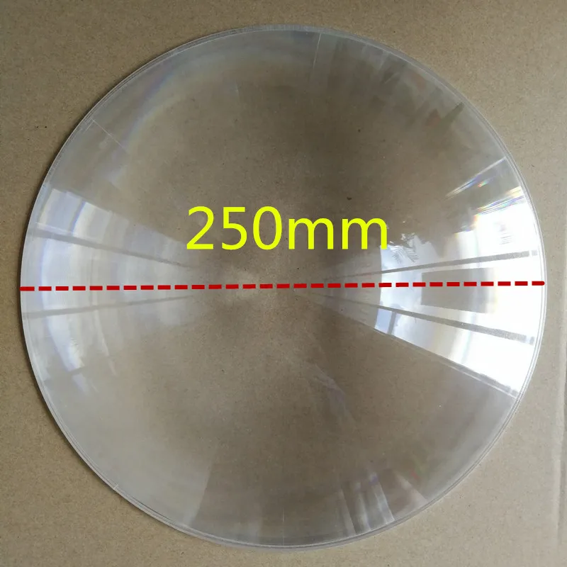 PMMA Солнечный диаметр линзы Френеля 250 мм фокусное расстояние 140 мм|lens diameter|pmma fresnel