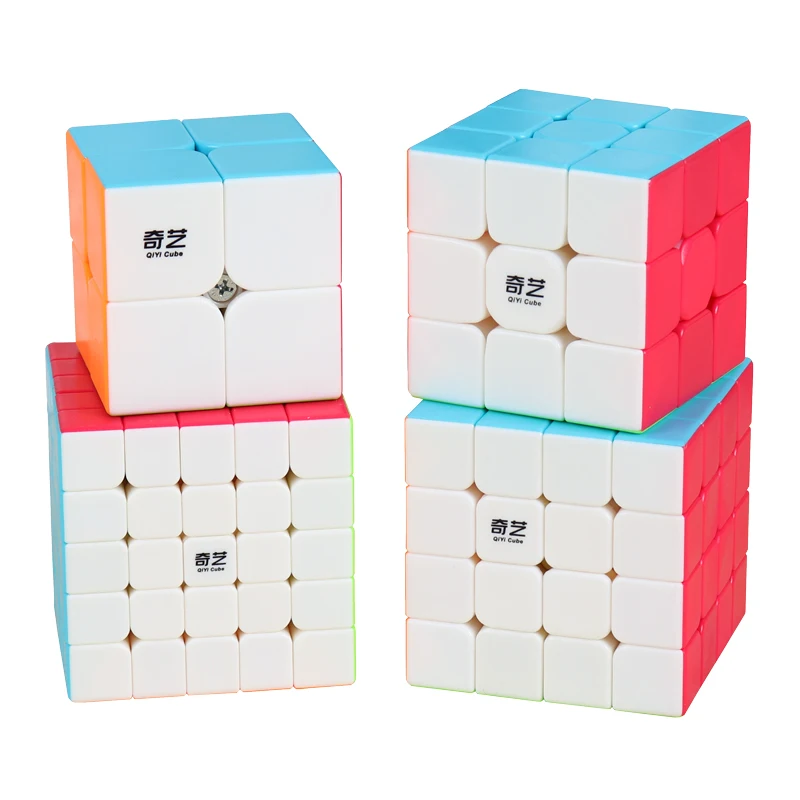 QYTOYS куб 3x3x3 Warrior S магический без наклеек 2x2x2 Кубики-головоломки Qidi 4x4x4 Qiyuan