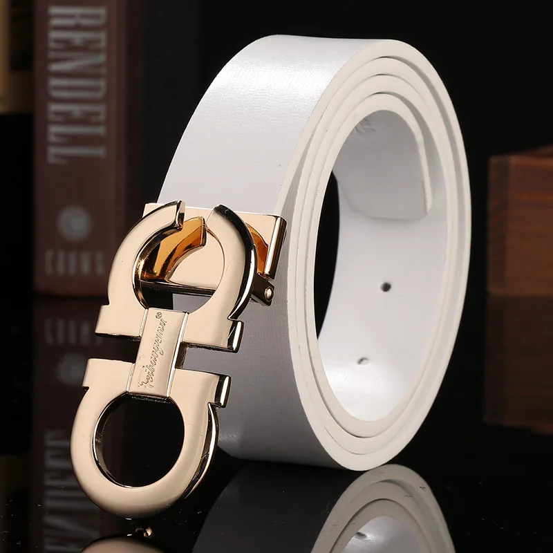 

Genuine Leather Belt Men Luxury Designer Fashion Top Quality Belts for Men Strap Male Metal Automatic Buckle Belt for Jeans
