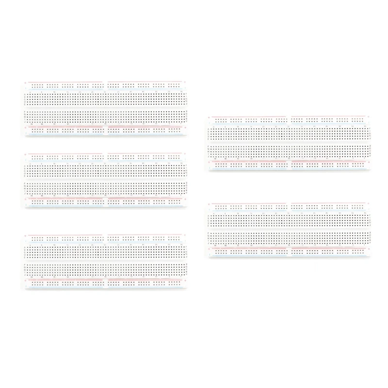 

5PCS 830 Point Solderless Breadboard Prototyping Breadboard