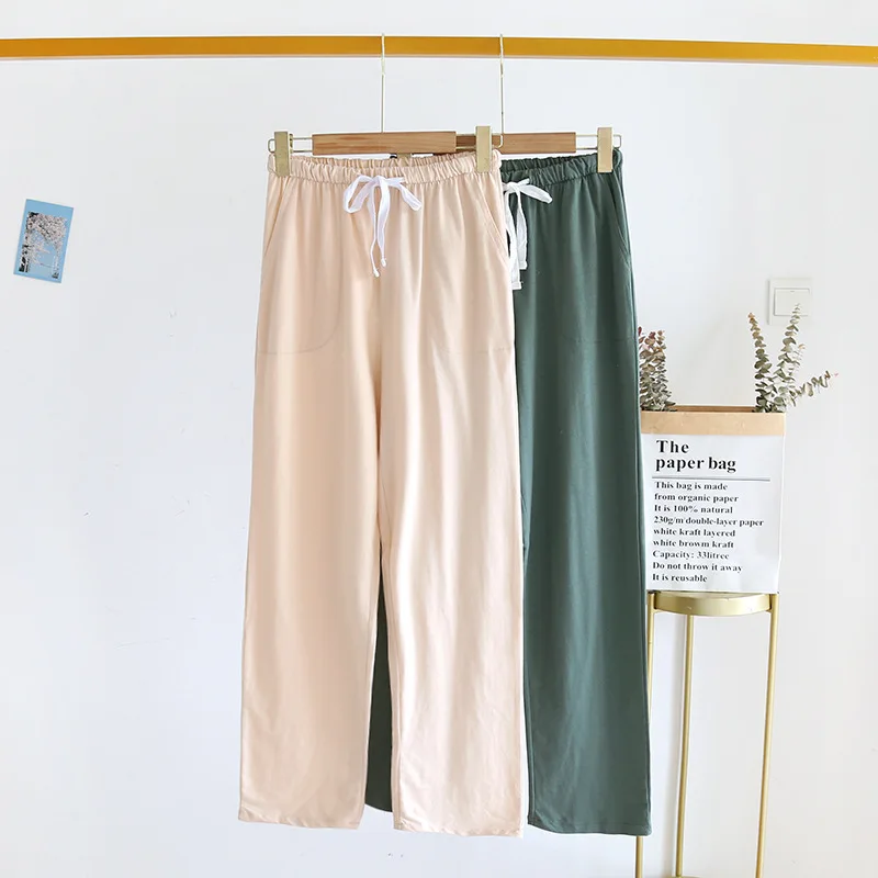 Утепленные зимние 100% хлопок пижамные штаны для мужчин модные женские спортивные