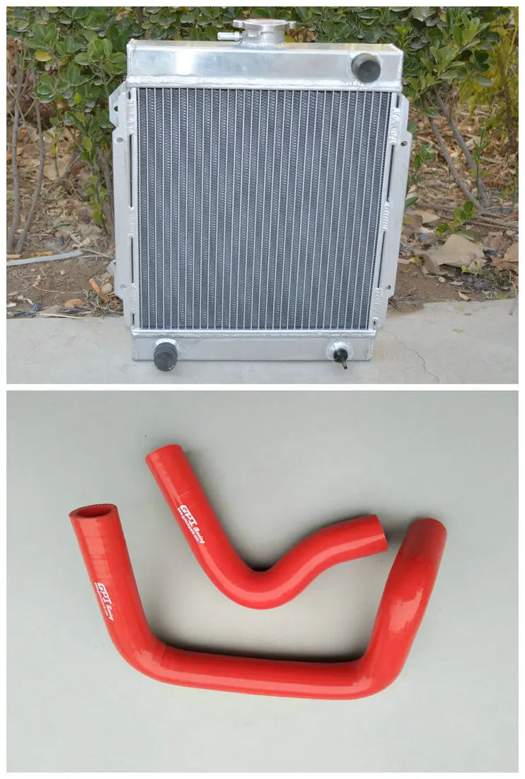 Лидер продаж 3-рядный алюминиевый радиатор и силиконовый шланг радиатора для DATSUN