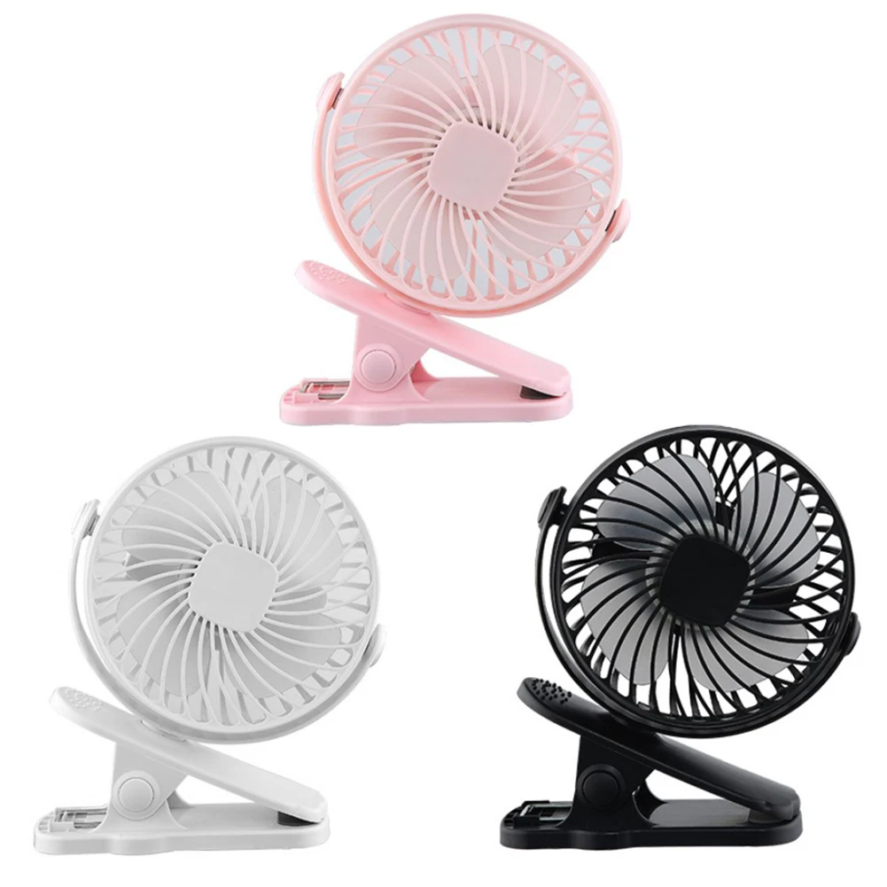 

Mini USB Desk Fan USB Rechargeable Clip Desktop USB Fan Perfect Strong Airflow Whisper Quiet Portable Fan Desktop Office Table