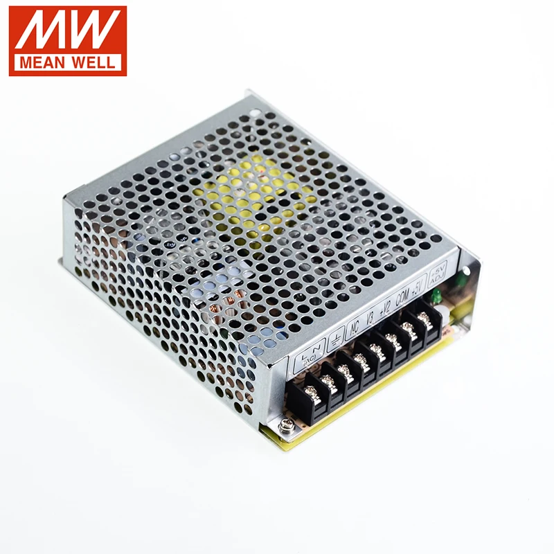 Блок питания MEAN WELL блок с тройным выходом 64 6 Вт 5 В 12 постоянного тока А а