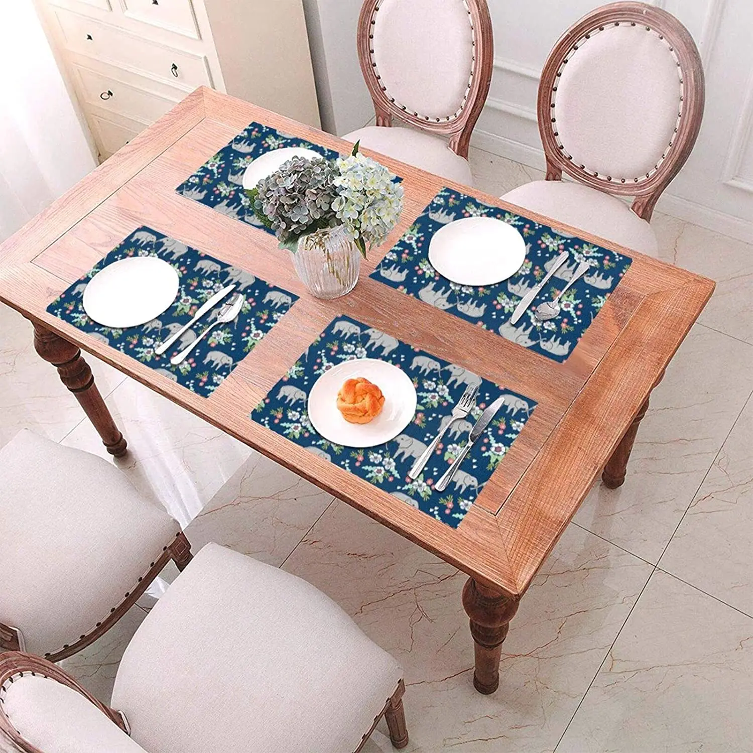 

4-piece PVC placemat setkitchen accessories, Placemat table,kitchen gadget sets,Coasters,Mat,Gadgets for kitchen