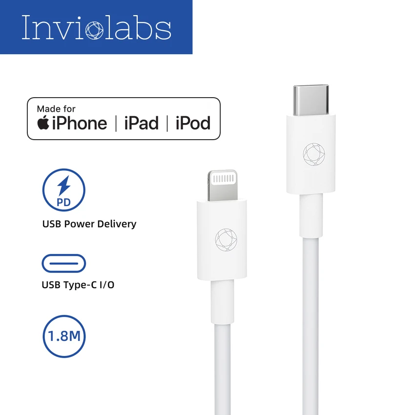 USB C к удлинительному кабелю Lightning сертифицированному Apple MFi DurableLine для iPhone X/XS/XR/XS Max
