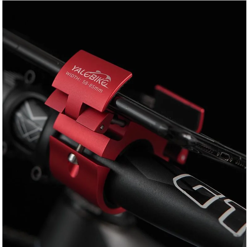 aluminum alloy round bike mobile phone holder adjustable bicycle phone holder non slip mtb phone stand cycling accessories free global shipping