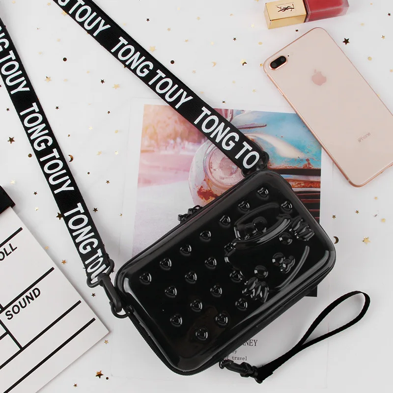 Персональный миниатюрный чемодан модная дизайнерская жесткая оболочка