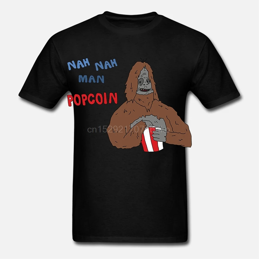 Sassy Sasquatch попкорн большой лес шоу неофициальная забавная Мужская футболка Топ AA03 -