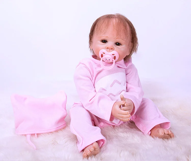 OtardDolls Bebe Reborn Dolls 18 дюймов Reborn Baby Doll мягкая виниловая силиконовая кукла для новорожденных куклы живой детский подарок