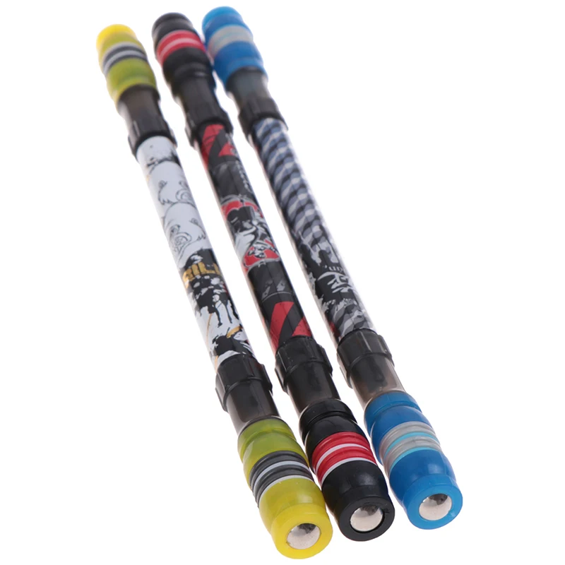 

5091 Ball Point Penspinning Non Slip Coated Spinning Pen Learning Office Supplie
