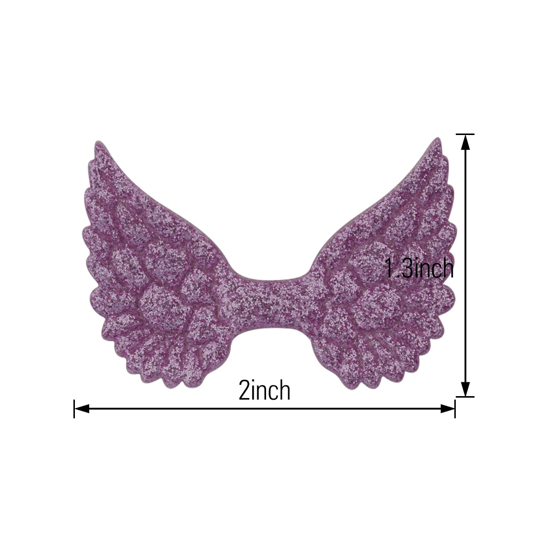 20 шт./лот сделай сам аксессуары для волос Крыло ангела блестящая форма заколки