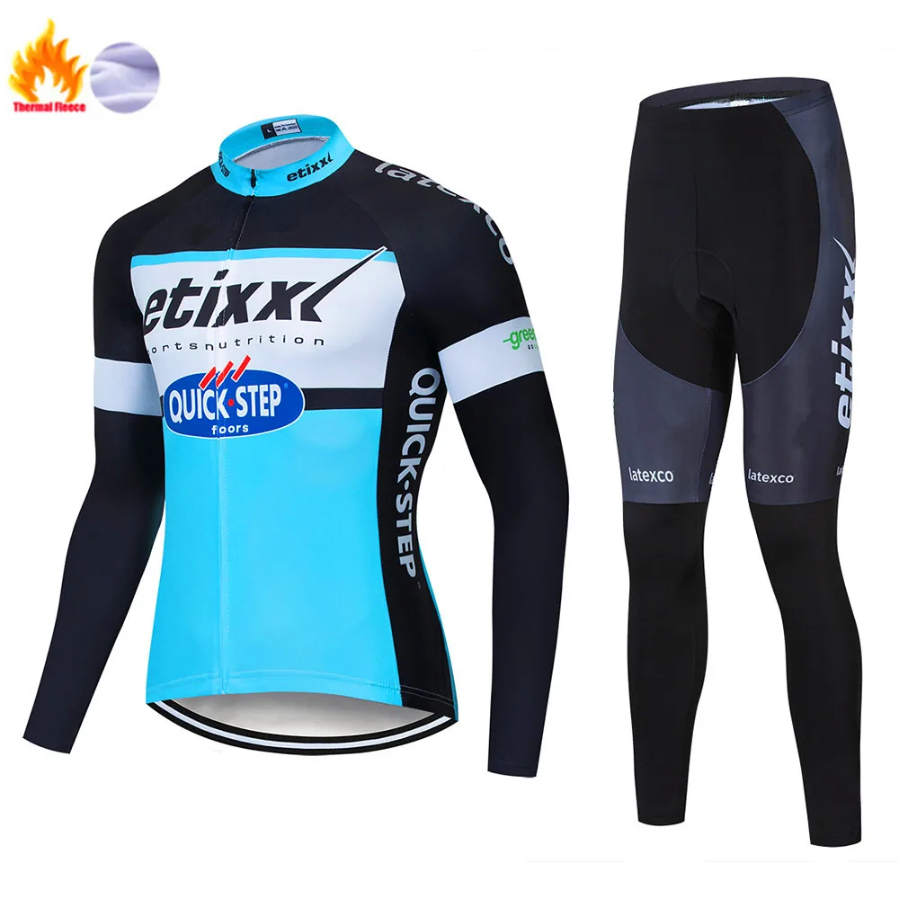 2019 Pro Team велокофты 20D Bib набор Мужская одежда для велосепидистов зимняя теплая