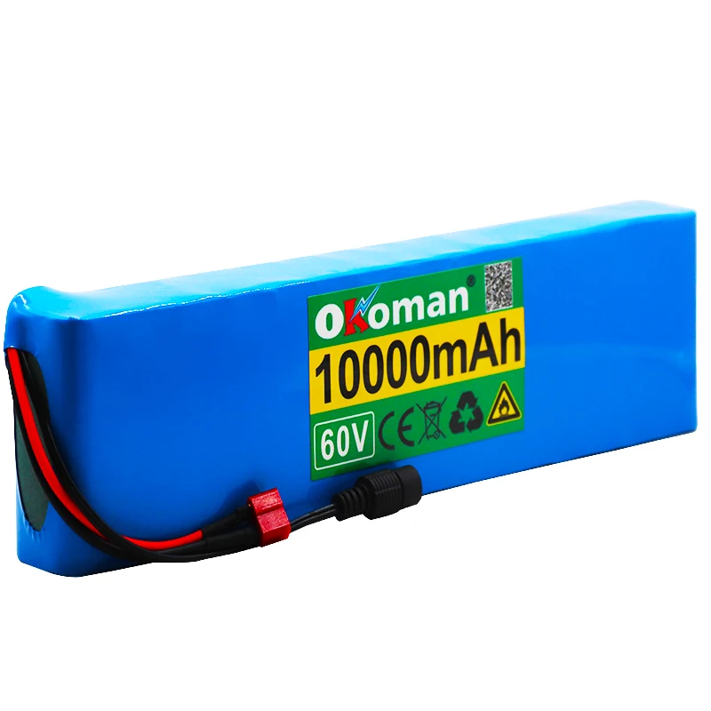 60V 10AH 1000W литий-ионный аккумулятор 67 2 V 10000mAh для электровелосипеда Электрический