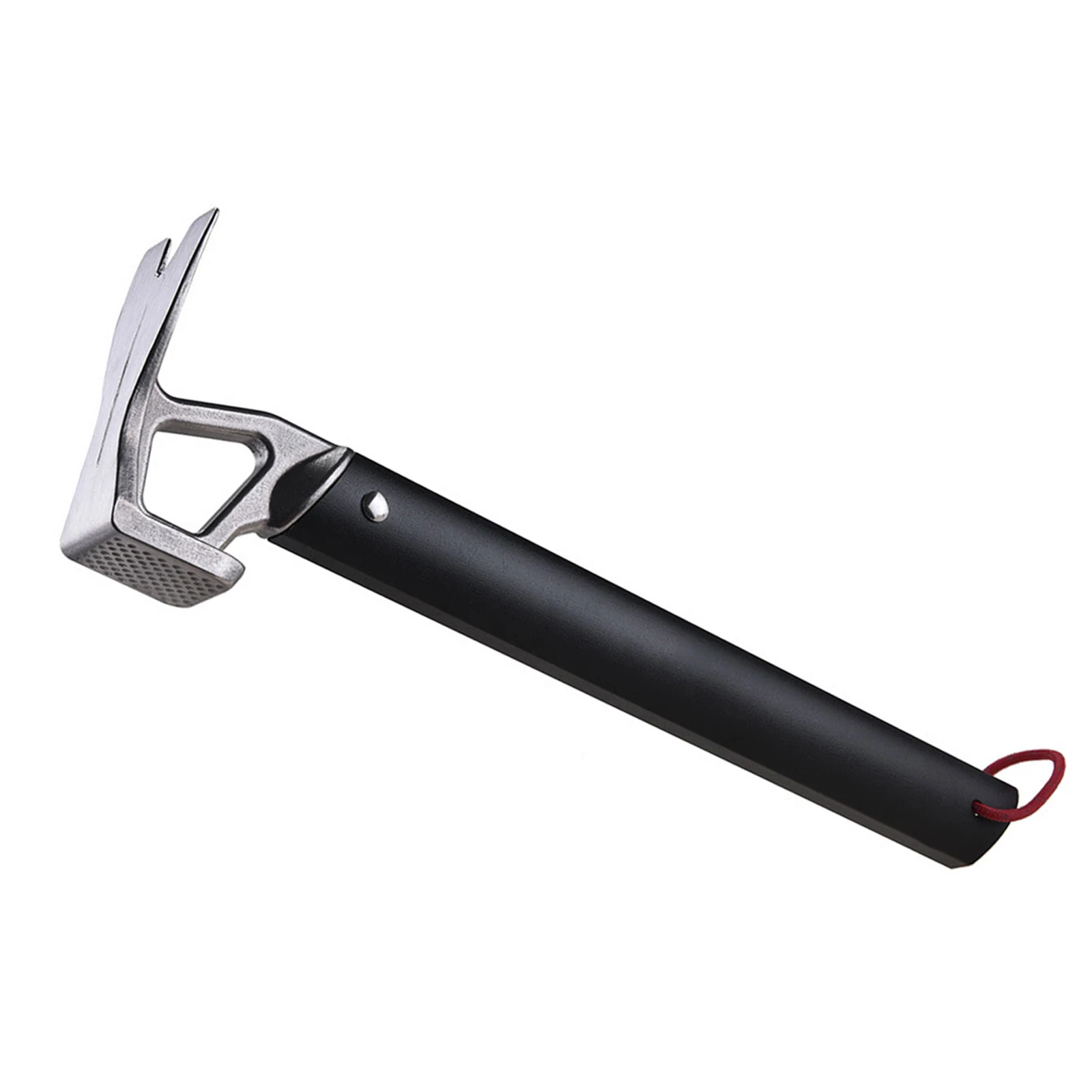 

Brand New Camping Hammer Tent Hammer Stake Remove Mallet Camping Nail Puller Aluminum Alloy Handle Stainless Steel Hammer