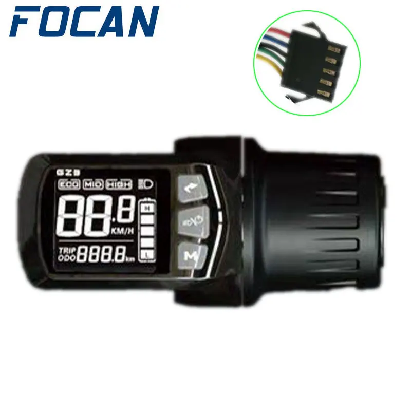 24 В 36 48 Электрический велосипед Скутер ЖК дисплей с ручкой переключения