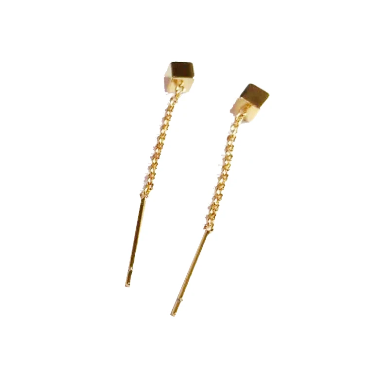 

silver earings gift Ear line