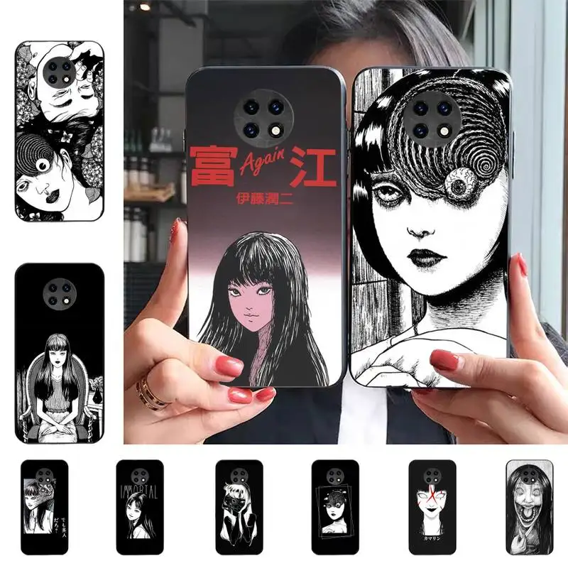 

Horror comic junji ito Tomie Tees Phone Case For Redmi 9 5 S2 K30pro Silicone Fundas for Redmi 8 7 7A note 5 5A Capa