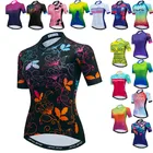 JPOJPO Pro Велоспорт Джерси для женщин горный велосипед Джерси Летние Шорты рукавом для велоспорта рубашка гонки, для спорта, для катания на велосипеде, трикотаж велосипедная одежда