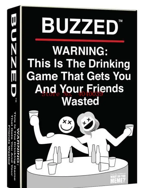 Жужжжание пьянство карты английская версия настольная игра игрушка для взрослых