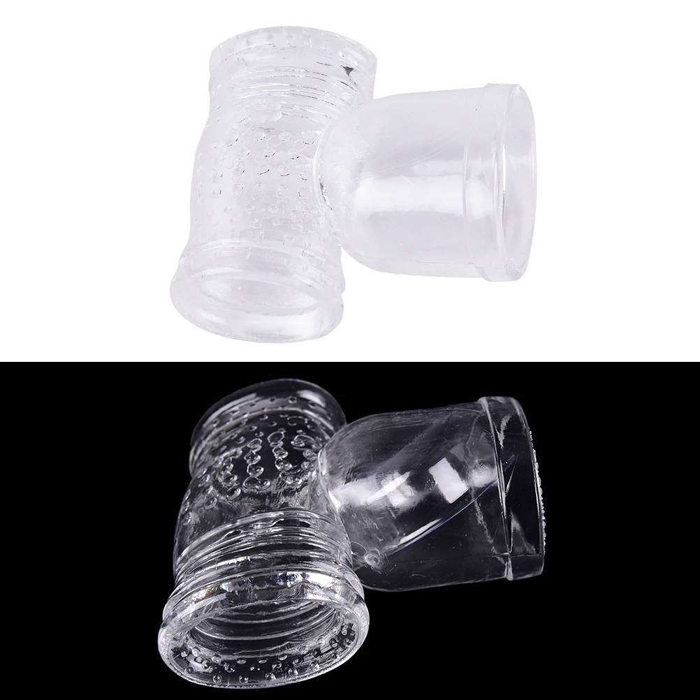 Прозрачная волшебная палочка большой головной убор AV для мужчин секс-игрушки