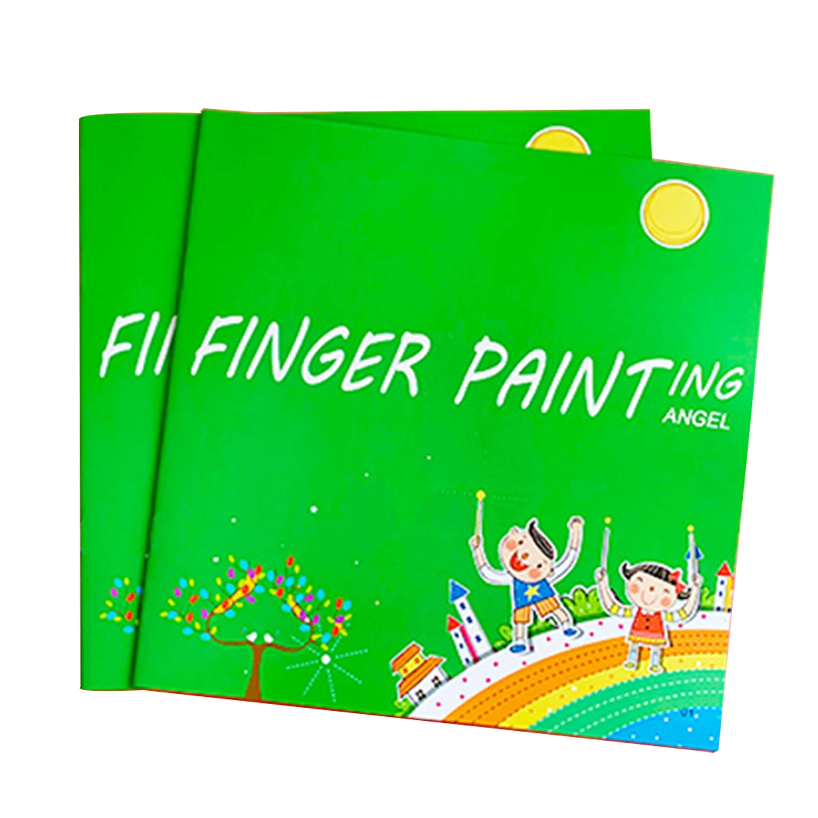 Funny Finger Painting Kit Finger Drawing Toys Educational Tool Kit Mud Painting Kids Early Learning Toy Coloring Book for Kids