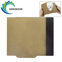 kingroon pei sticker removal spring steel sheet 3d printer heatbed hot bed pre applied pei flex magnetic base for kp3s ender 3