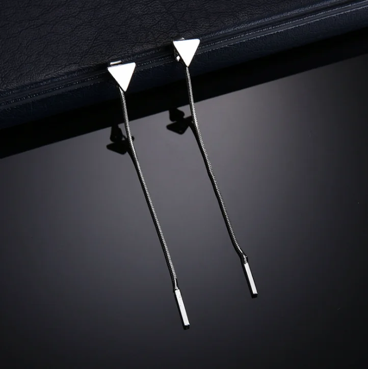 Женские Асимметричные геометрические серьги GUN корейские акриловые с длинным