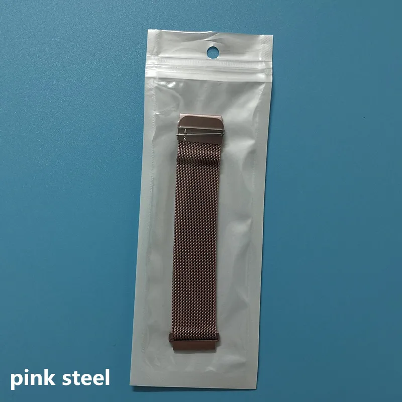 pink steel Браслет ремешок для умных часов T80 умный Браслет T80 силиконовый ремешок стальной ремешок - Цвет: pink steel