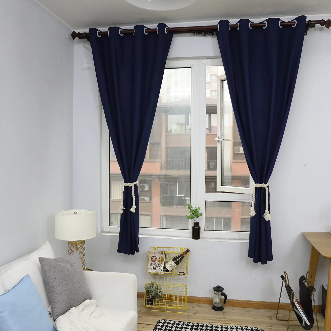 

Yaapeet 1pc Brief Modern Window Drapes Blackout Curtains for Living Room Home Decor High Quality Solid Color Window Curtains