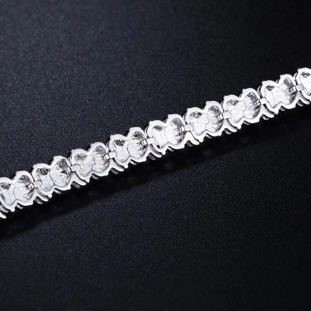 Женский теннисный браслет ювелирное изделие с покрытием из 18-каратного золота 7