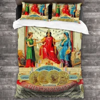 cuban cigar vintage advertising awards print comforter set with 2 pillowcaseduvet cover set bedding sets bed set
