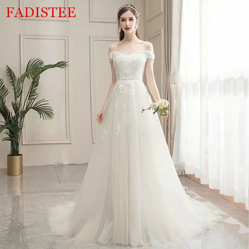 

Boho Wedding Dress Boat Neck Off The Shoulder Vestido De Novia платье Bridal Gowns Robe De Mariage платье для свадебной вечеринк