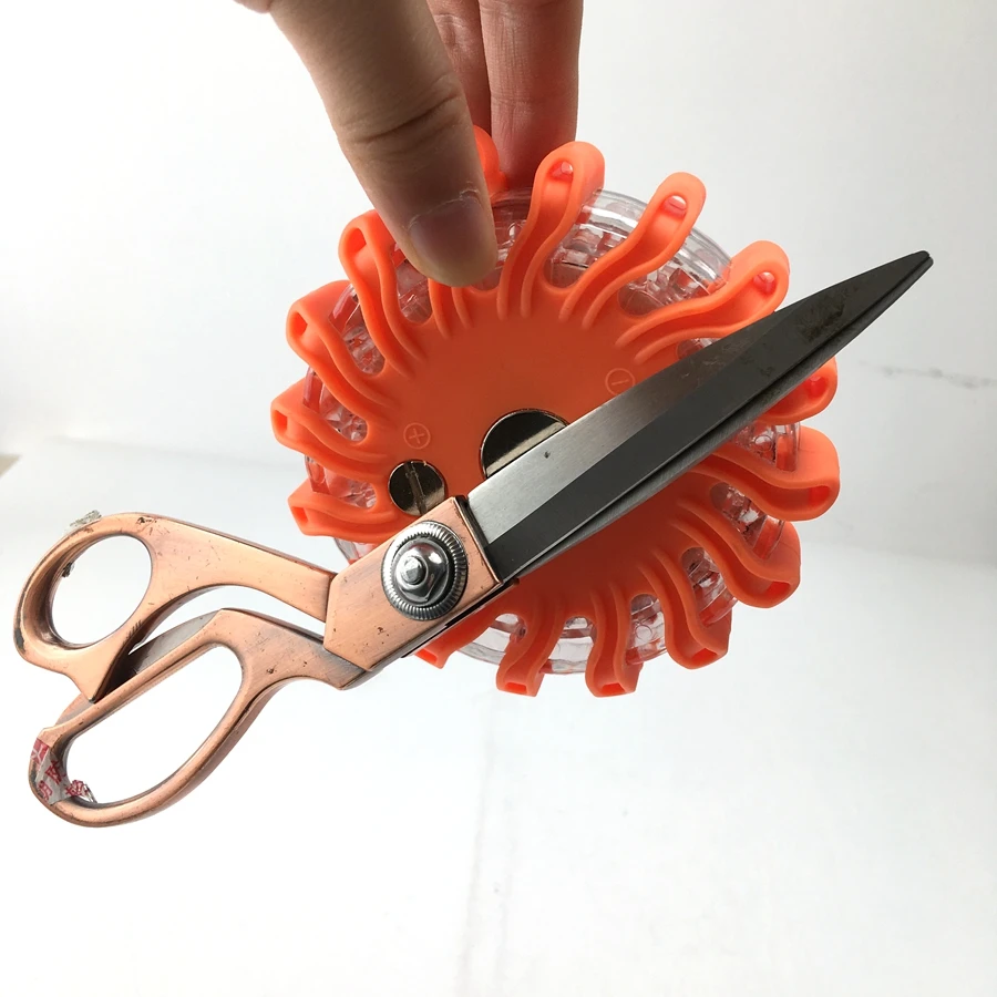 Перезаряжаемый СВЕТОДИОДНЫЙ дорожный предупреждающий светофорный фонарь с 9