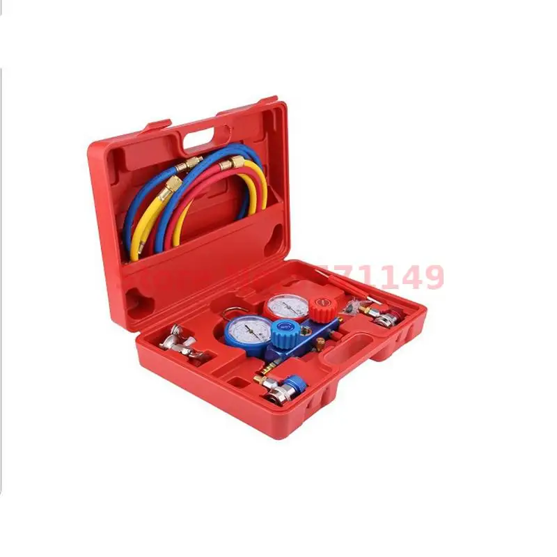 Система кондиционирования воздуха манометр Шланг Набор Для R134A R22 хладагента