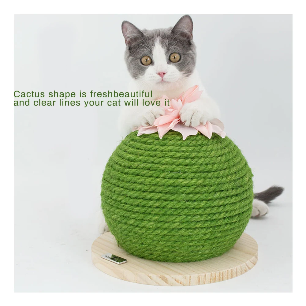 Rotating Globe Cat Scratch Post Scratching Board For Climbing Wood Toy Tree Toys Pet Furniture Protactions | Дом и сад