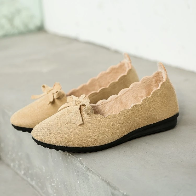 Женские замшевые туфли на плоской подошве со шнуровкой в стиле ретро Женская