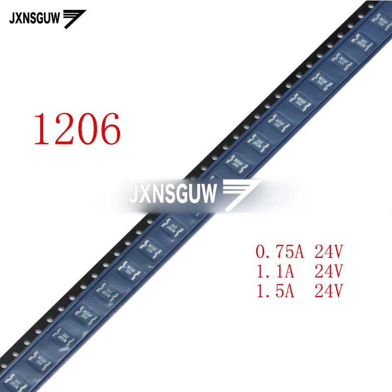 

20PCS 1812 Self-Recovery Fuses 0.75A/1.1A/1.5A 24V SMD Resettable Fuse PPTC