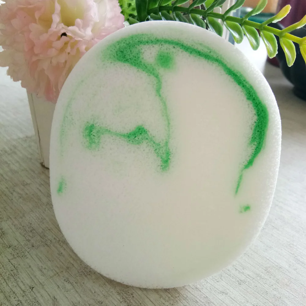 

50pcs Wash Face Sponge Facial Cleansing Sponge Fashion Makeup Tools Compressed Pad Powder Puff (Random Color)