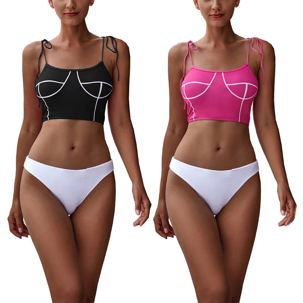 

Women sexy bikini set push up padded bra bathing suit beach swimwear bathing suit