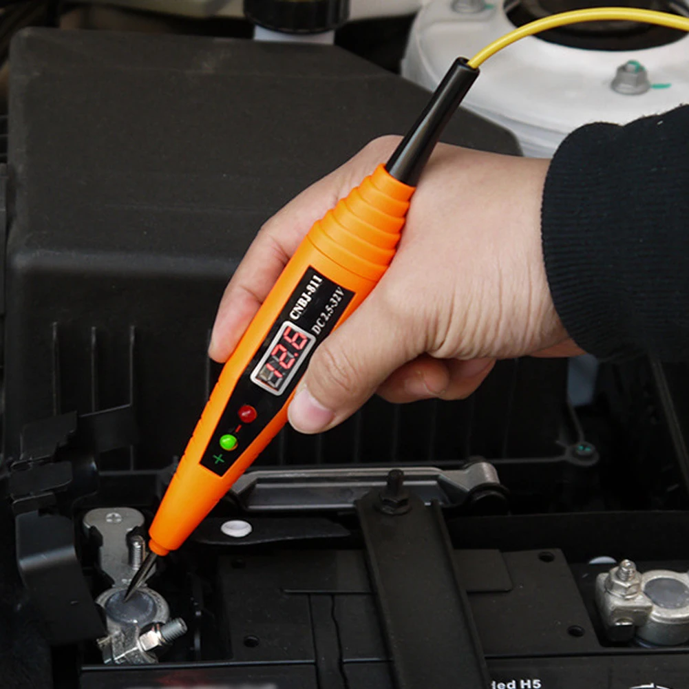 Car Electrical Circuit Test Pen Self Diagnosis Digital Display Voltage Power Probe Pencil Diagnostic Tools Detector |