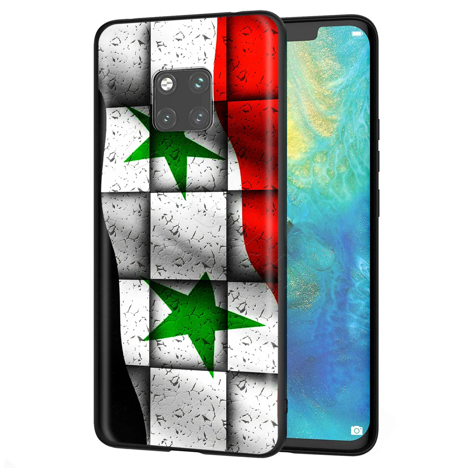 Webbedepp чехол с сирийским государственным флагом для Huawei P8 P9 P10 P20 P30 Lite Pro P Smart Z 2019 Mini |