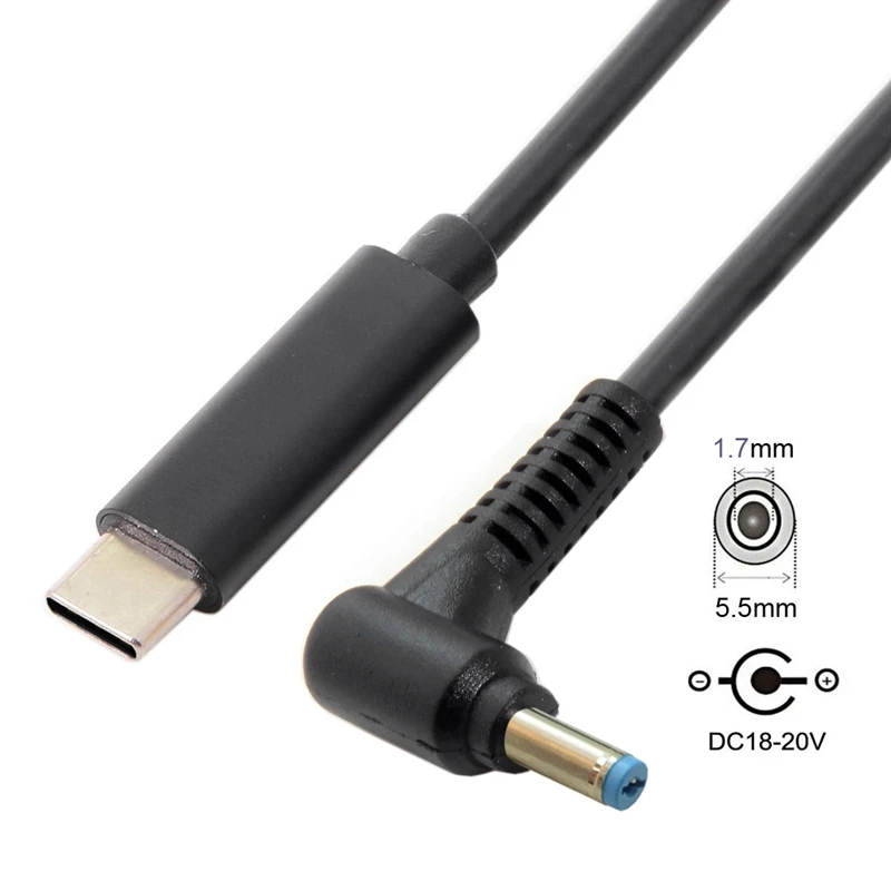 Тип C USB-C Вход прямоугольник 5 5x1 7 мм Мощность PD кабель для зарядного устройства Acer