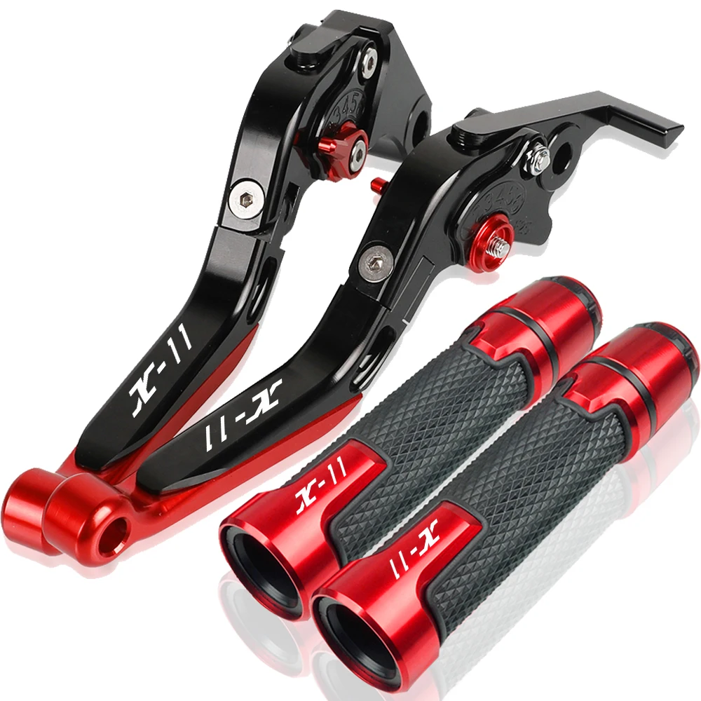 

For HONDA X-11 X11 1999 2000 2001 2002 Motorcycle Accessories CNC Aluminum Folding Adjustable Brakes Clutch Lever Handbar Grips