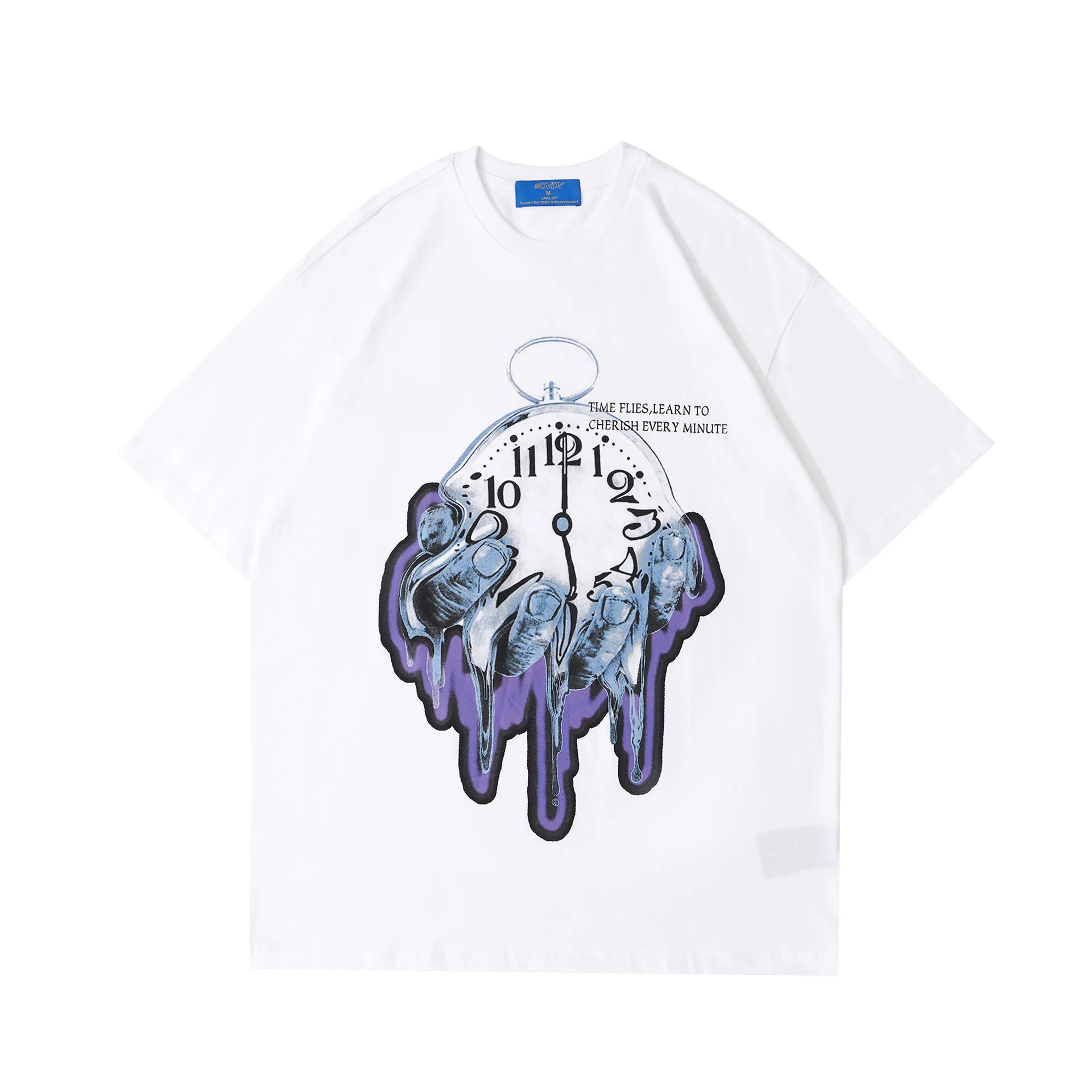 

Summer 2021 New Diablo Pattern Printed Short Sleeve T-shirt for Men Popular Logo Street Loose Round Collar T-shirt Men Clothing
